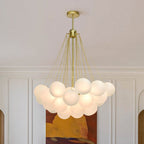 Lampadario Moderno in Vetro Hjemli