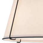 Vesina Lampada da Soffitto Semi Flush in Lino