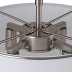Vesina Lampada da Soffitto Semi Flush in Lino