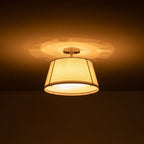 Vesina Lampada da Soffitto Semi Flush in Lino