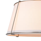 Vesina Lampada da Soffitto Semi Flush in Lino