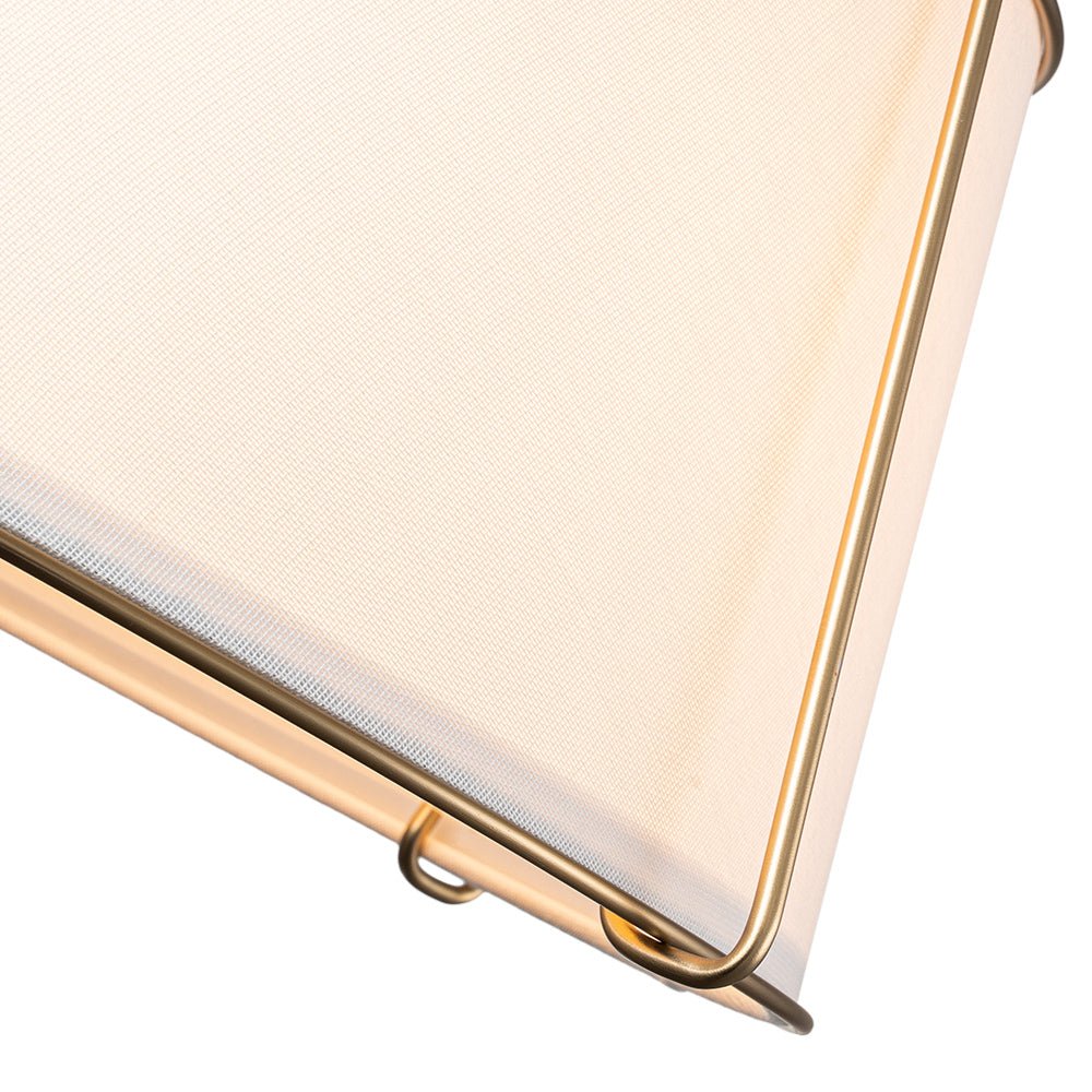 Vesina Lampada da Soffitto Semi Flush in Lino
