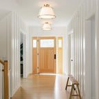 Vesina Lampada da Soffitto Semi Flush in Lino