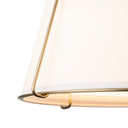 Vesina Lampada da Soffitto Semi Flush in Lino