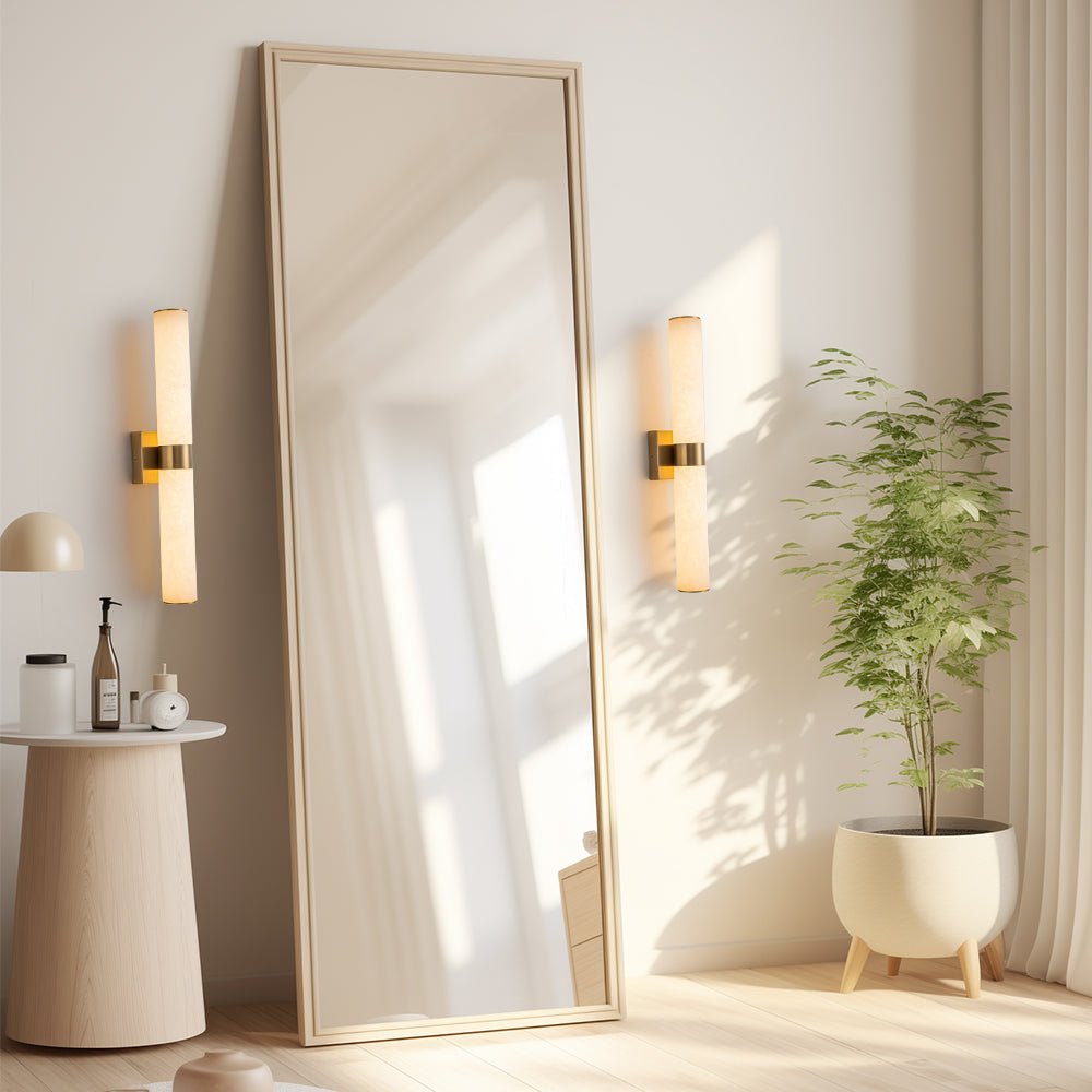 Glitre LED Lineare Applique da Bagno in Alabastro