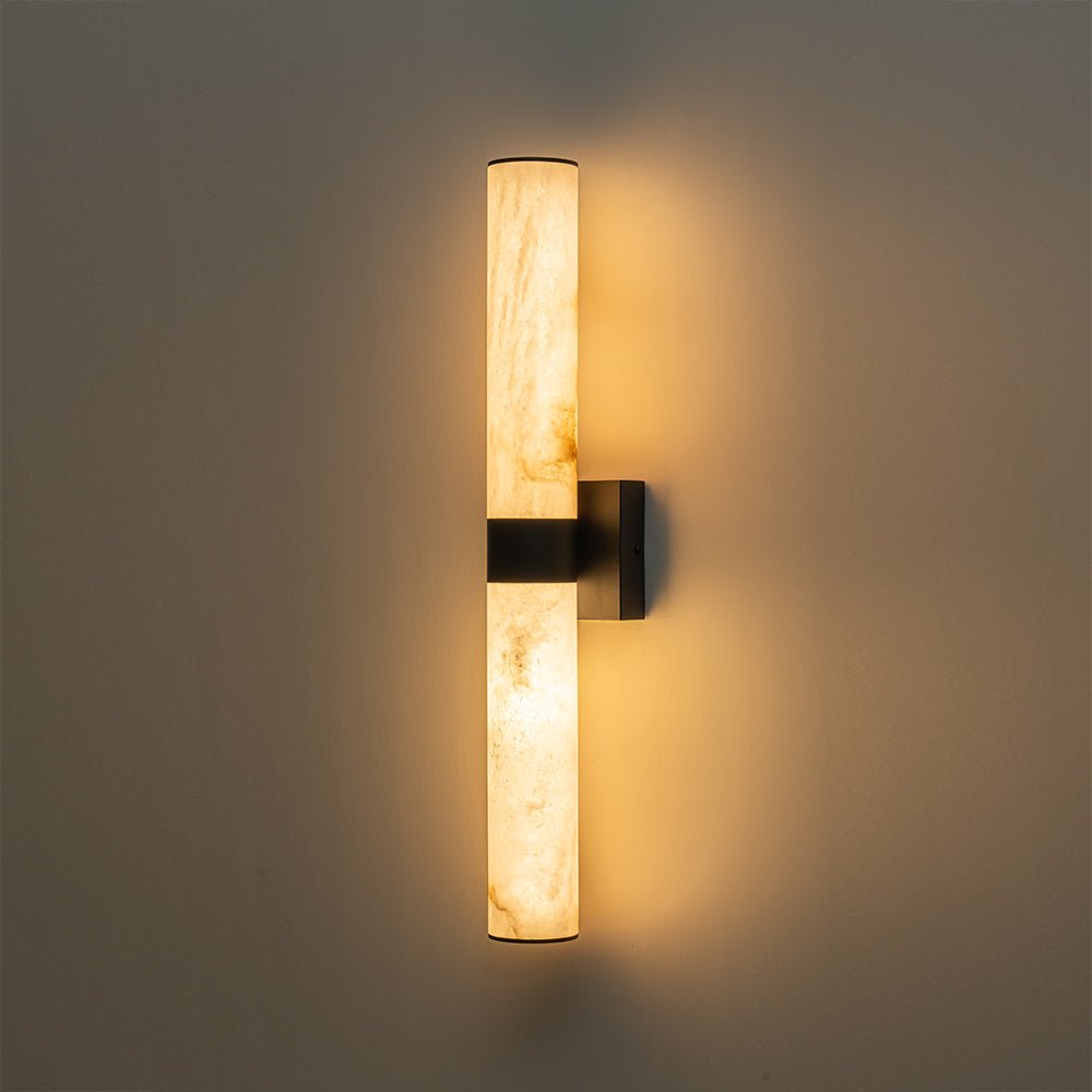 Glitre LED Lineare Applique da Bagno in Alabastro