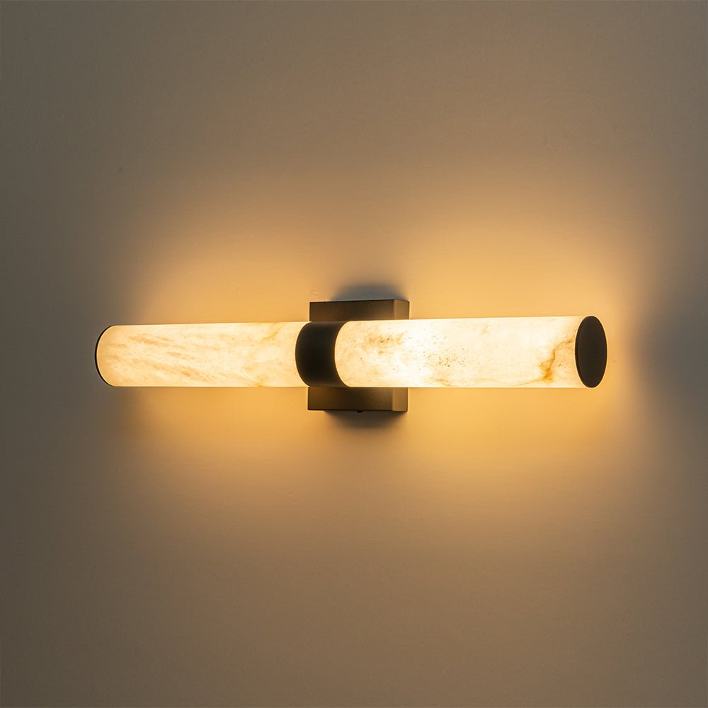 Glitre LED Lineare Applique da Bagno in Alabastro