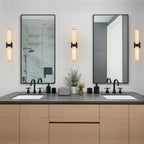 Glitre LED Lineare Applique da Bagno in Alabastro