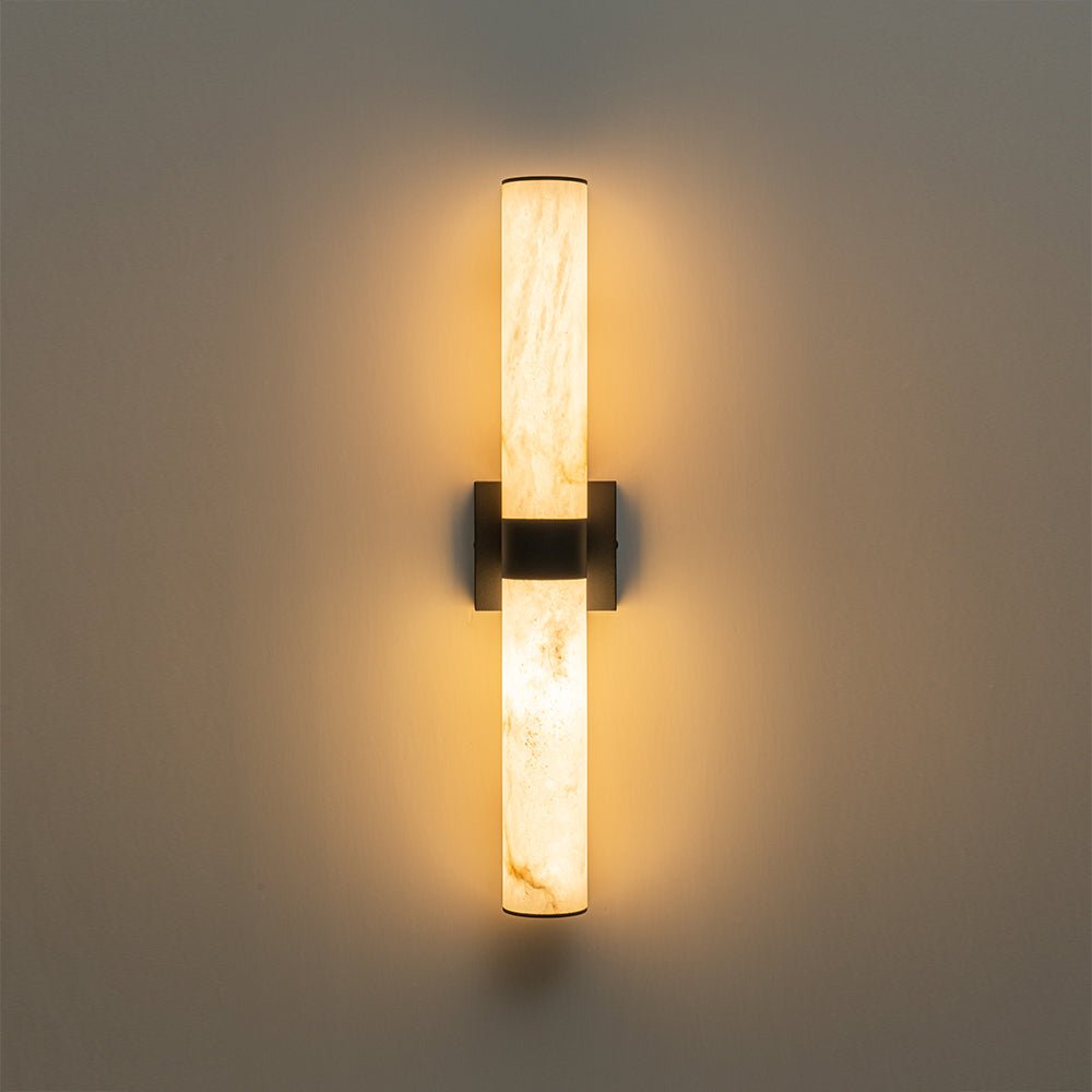 Glitre LED Lineare Applique da Bagno in Alabastro