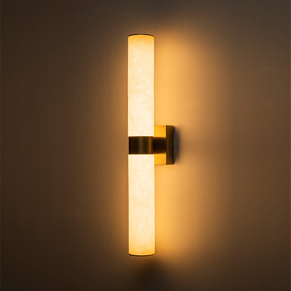 Glitre LED Lineare Applique da Bagno in Alabastro