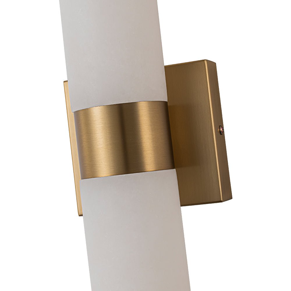 Glitre LED Lineare Applique da Bagno in Alabastro