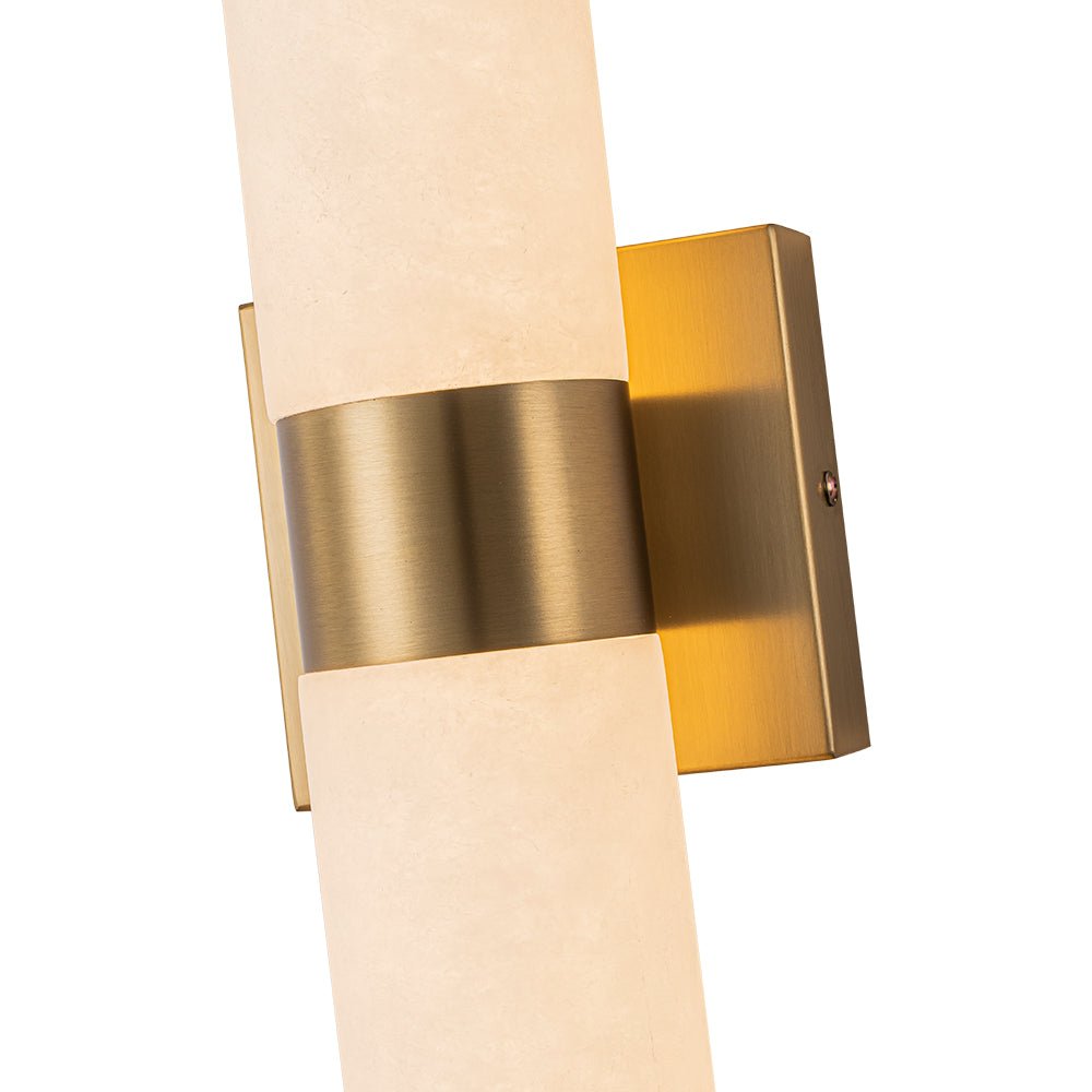 Glitre LED Lineare Applique da Bagno in Alabastro