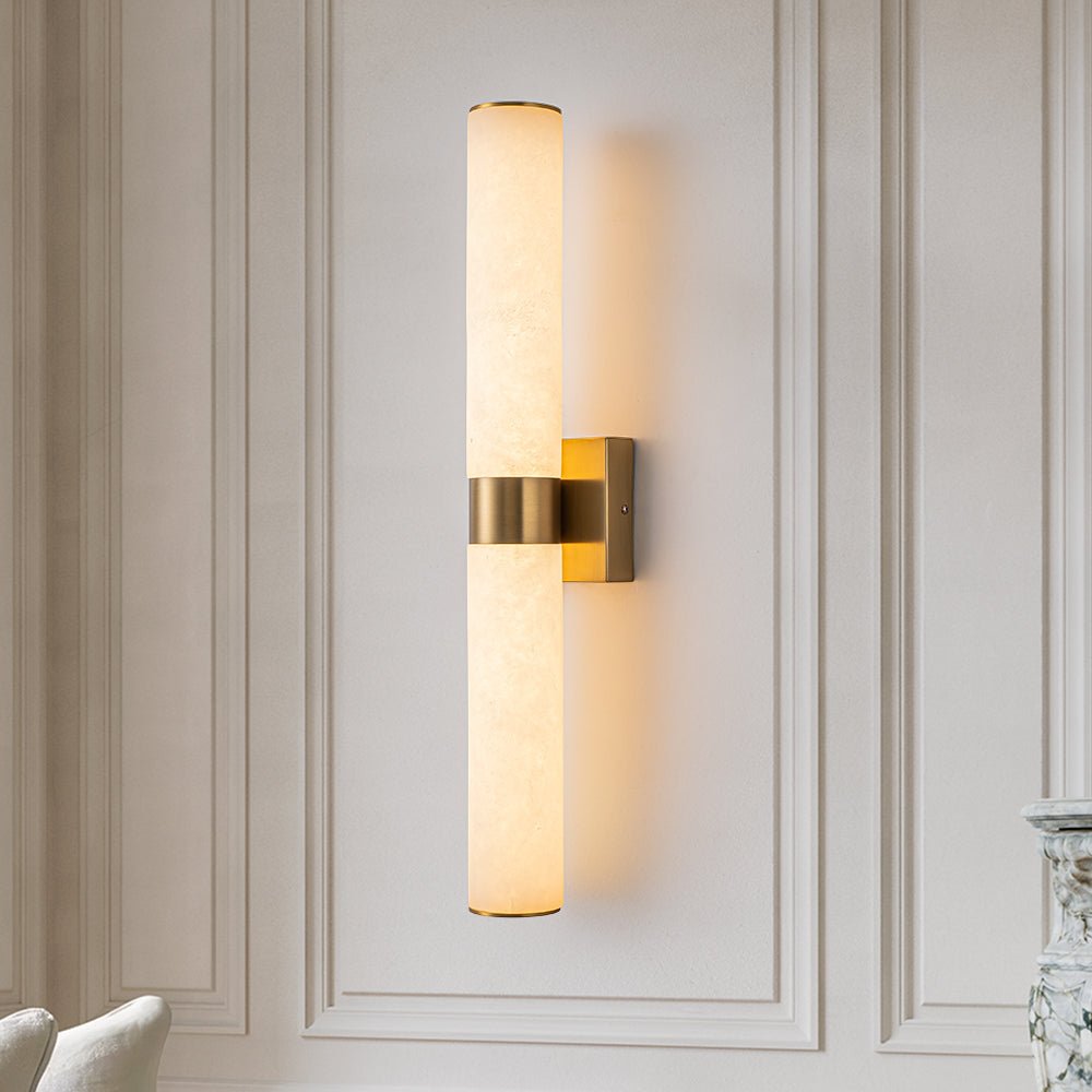 Glitre LED Lineare Applique da Bagno in Alabastro