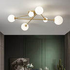 Luce da soffitto semi incassata in vetro lineare Lysvit