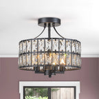 Nordunix Modern Glam Crystal Ceiling Light