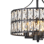 Nordunix Modern Glam Crystal Ceiling Light