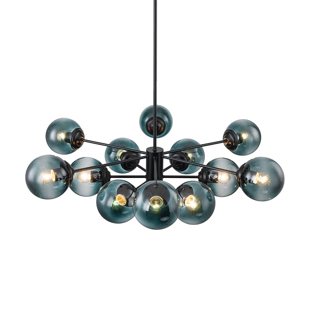 Lampadario in Vetro Sputnik a Livelli Plotur