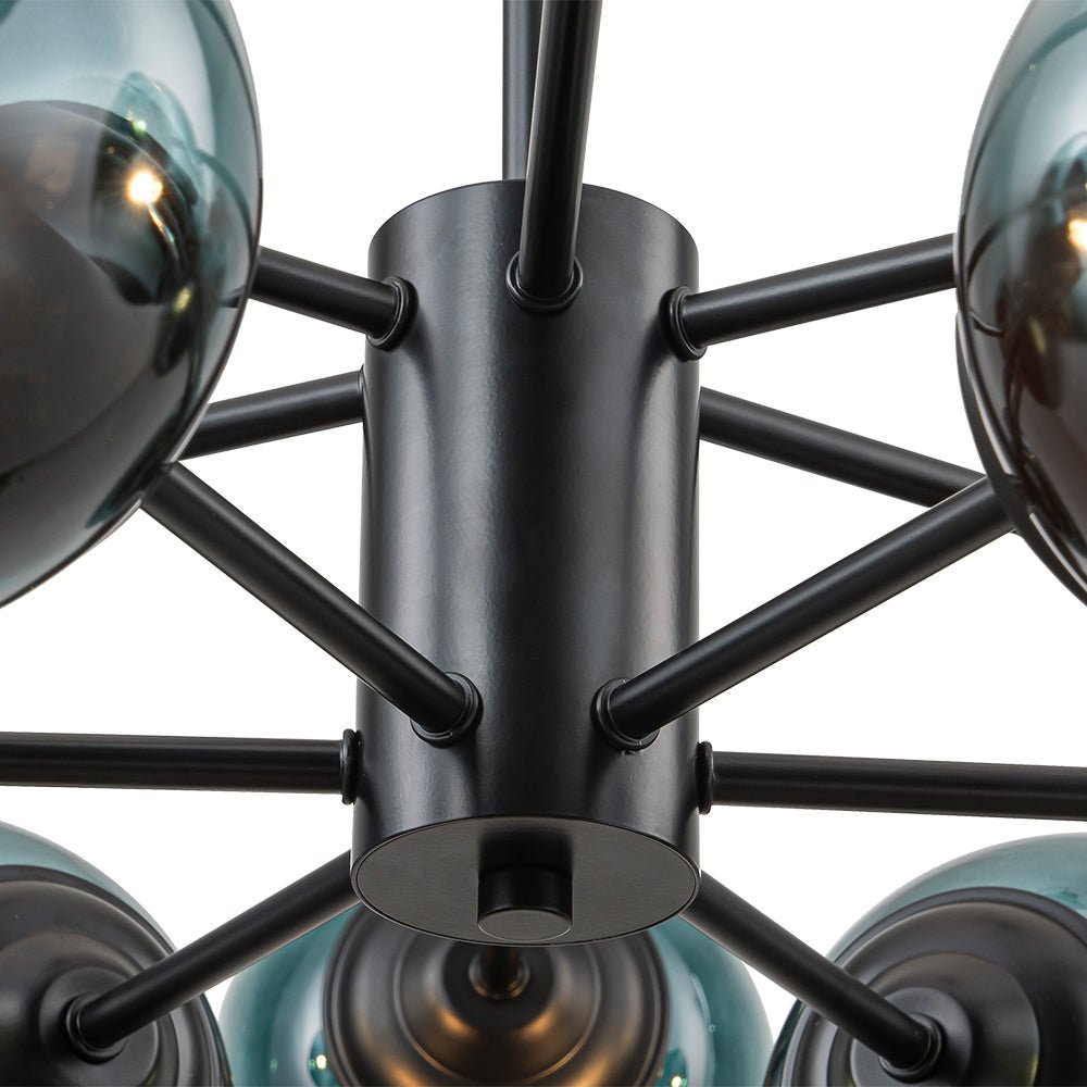 Lampadario in Vetro Sputnik a Livelli Plotur
