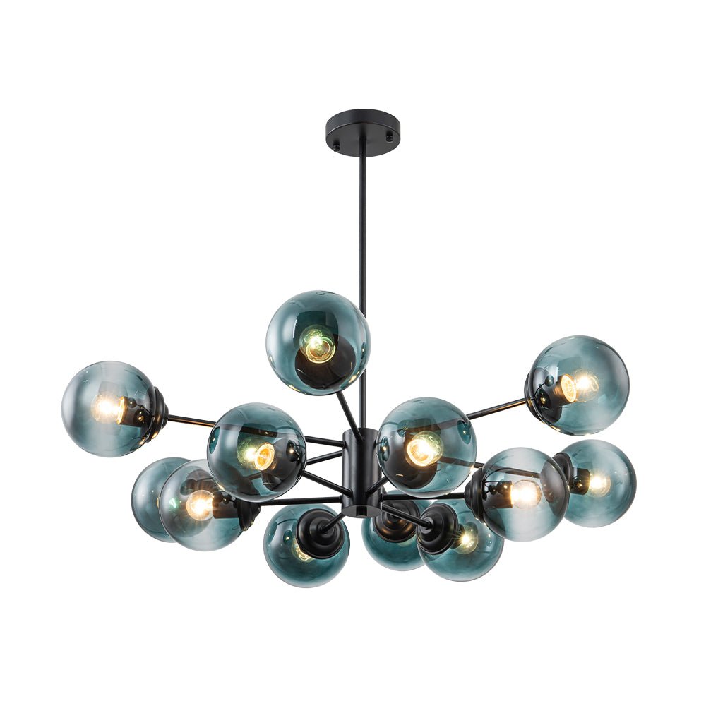 Lampadario in Vetro Sputnik a Livelli Plotur