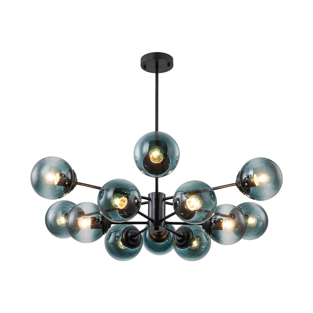 Lampadario in Vetro Sputnik a Livelli Plotur