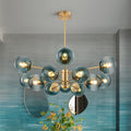 Lampadario in Vetro Sputnik a Livelli Plotur