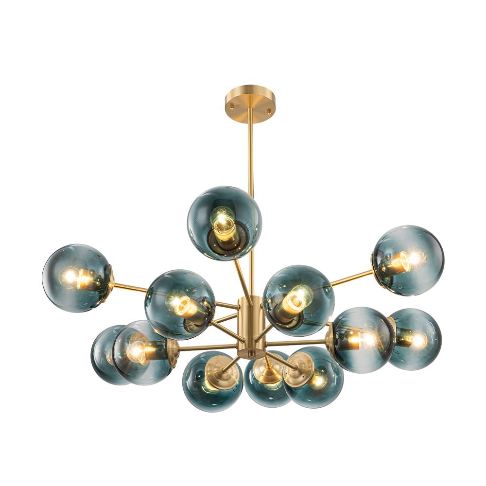 Lampadario in Vetro Sputnik a Livelli Plotur