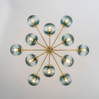 Lampadario in Vetro Sputnik a Livelli Plotur