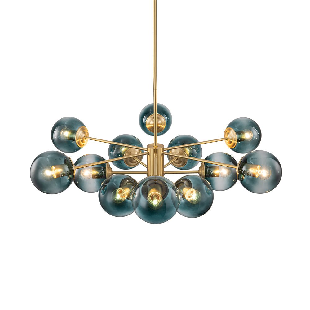 Lampadario in Vetro Sputnik a Livelli Plotur