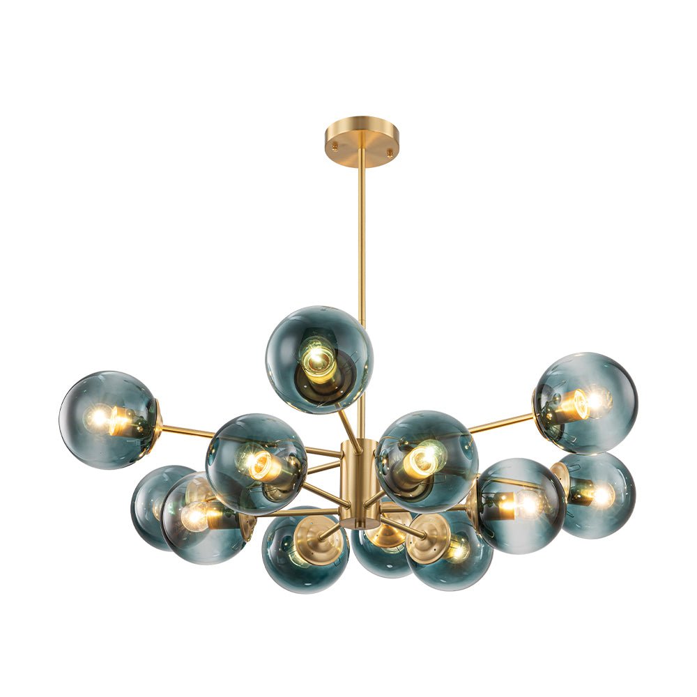 Lampadario in Vetro Sputnik a Livelli Plotur