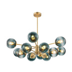 Lampadario in Vetro Sputnik a Livelli Plotur