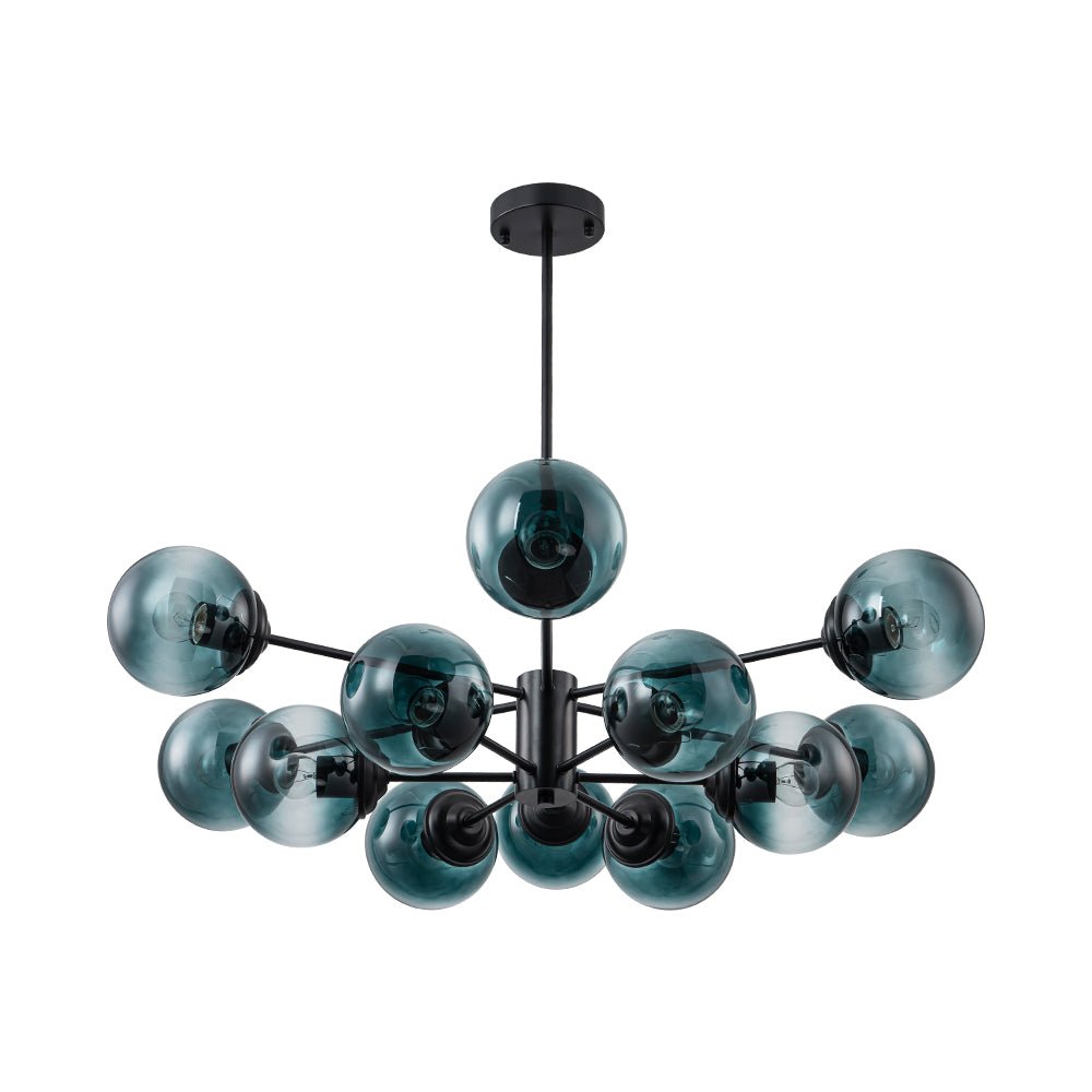 Lampadario in Vetro Sputnik a Livelli Plotur