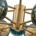 Lampadario in Vetro Sputnik a Livelli Plotur