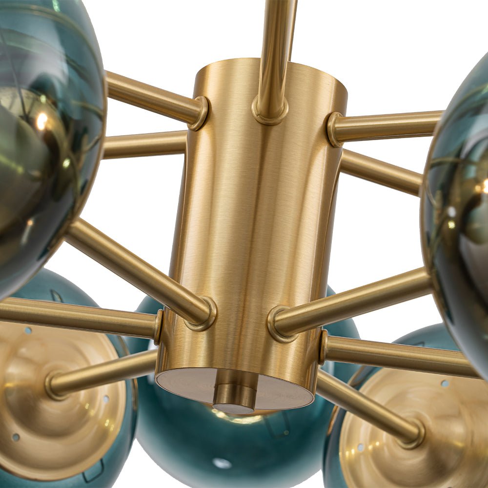 Lampadario in Vetro Sputnik a Livelli Plotur