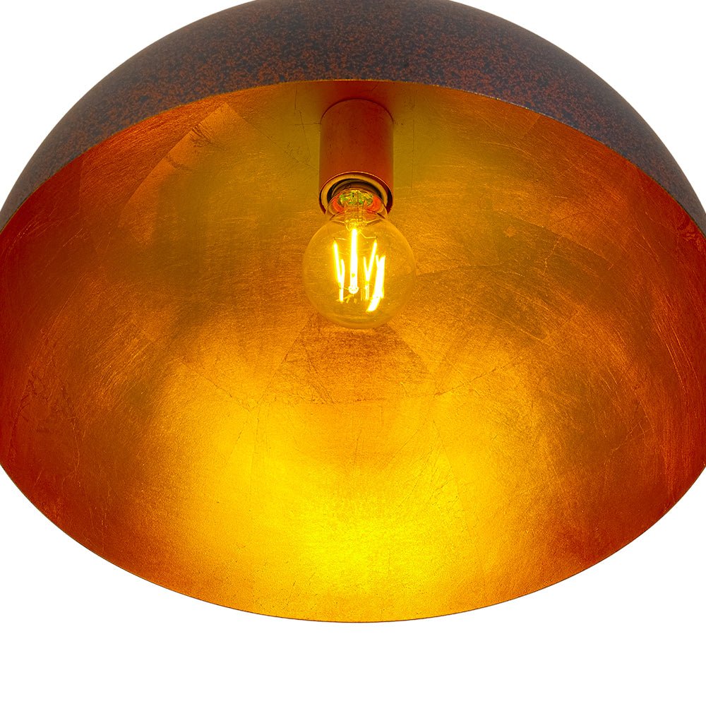 Lampadario a Cupola Industriale Lunari
