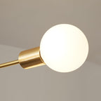 Lampada da soffitto Blikuvo Mid-Century Modern in ottone Sputnik
