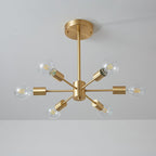 Lampada da soffitto Blikuvo Mid-Century Modern in ottone Sputnik