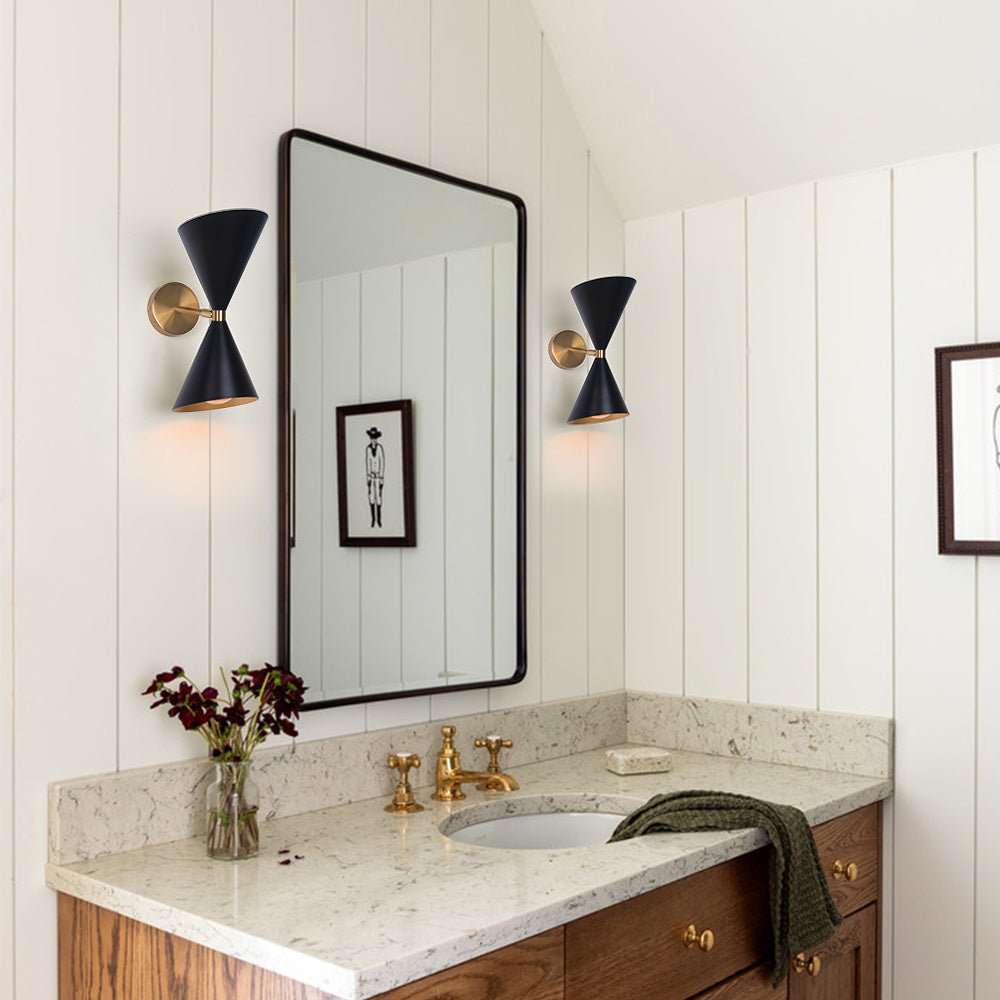 Applique Lunora in Stile Mid-Century Modern
