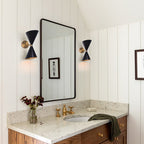 Applique Lunora in Stile Mid-Century Modern
