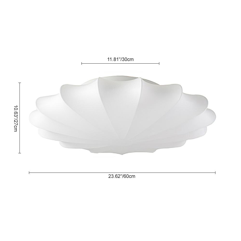 Lunari Lampada a Soffitto in Seta Mid-Century Modern