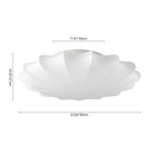 Lunari Lampada a Soffitto in Seta Mid-Century Modern