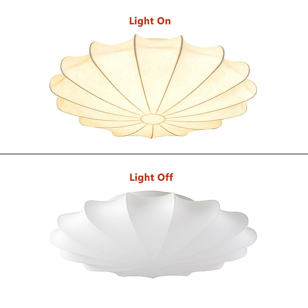 Lunari Lampada a Soffitto in Seta Mid-Century Modern