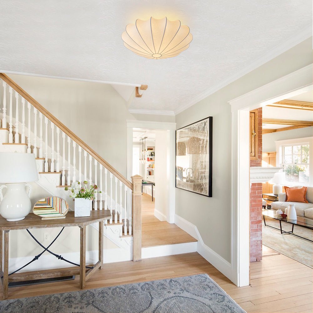 Lunari Lampada a Soffitto in Seta Mid-Century Modern