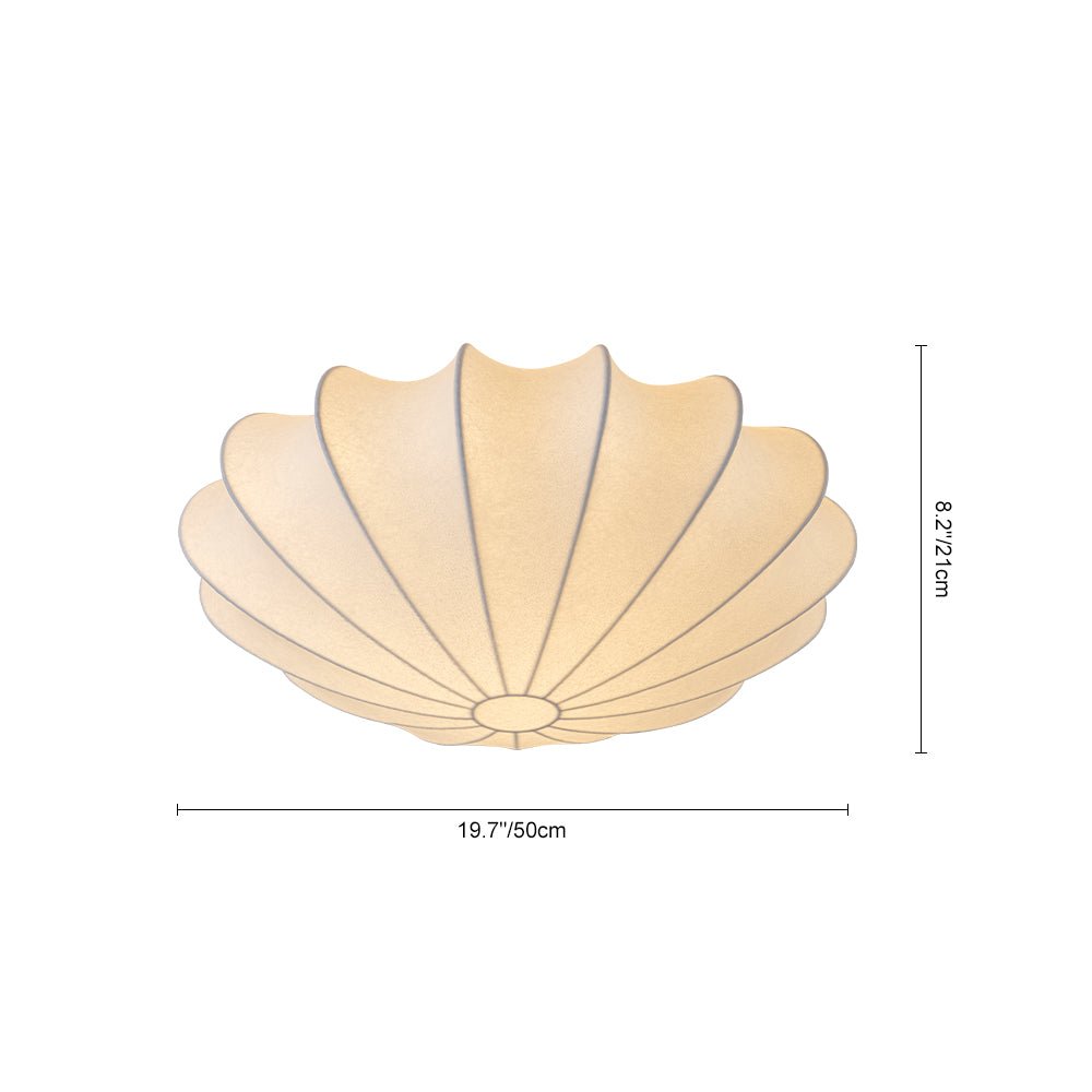 Lunari Lampada a Soffitto in Seta Mid-Century Modern