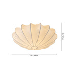 Lunari Lampada a Soffitto in Seta Mid-Century Modern