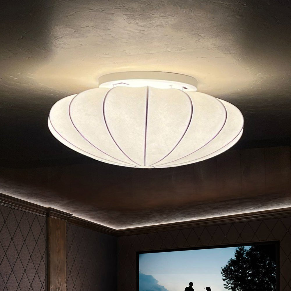 Lunari Lampada a Soffitto in Seta Mid-Century Modern