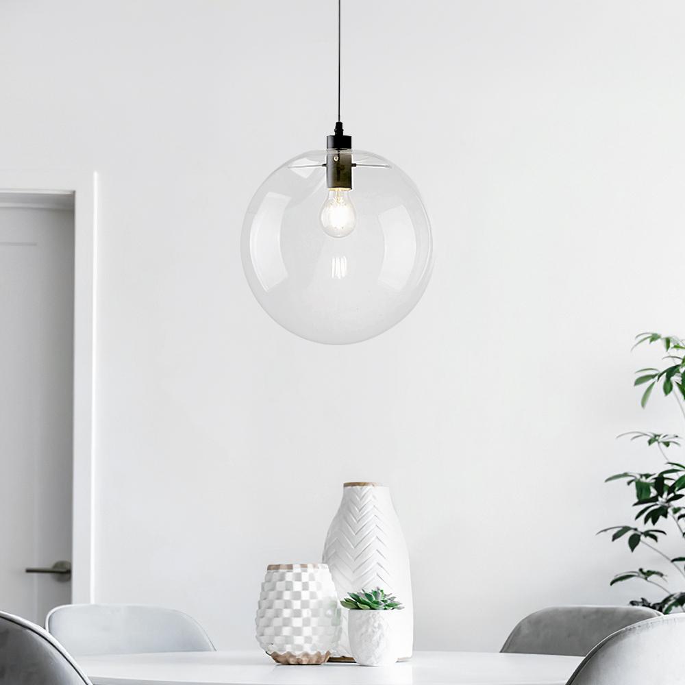 Lampada a sospensione in vetro minimalista Dvalinn