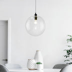 Lampada a sospensione in vetro minimalista Dvalinn