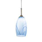 Fljotunix Moderno Lampadario in Vetro Mica