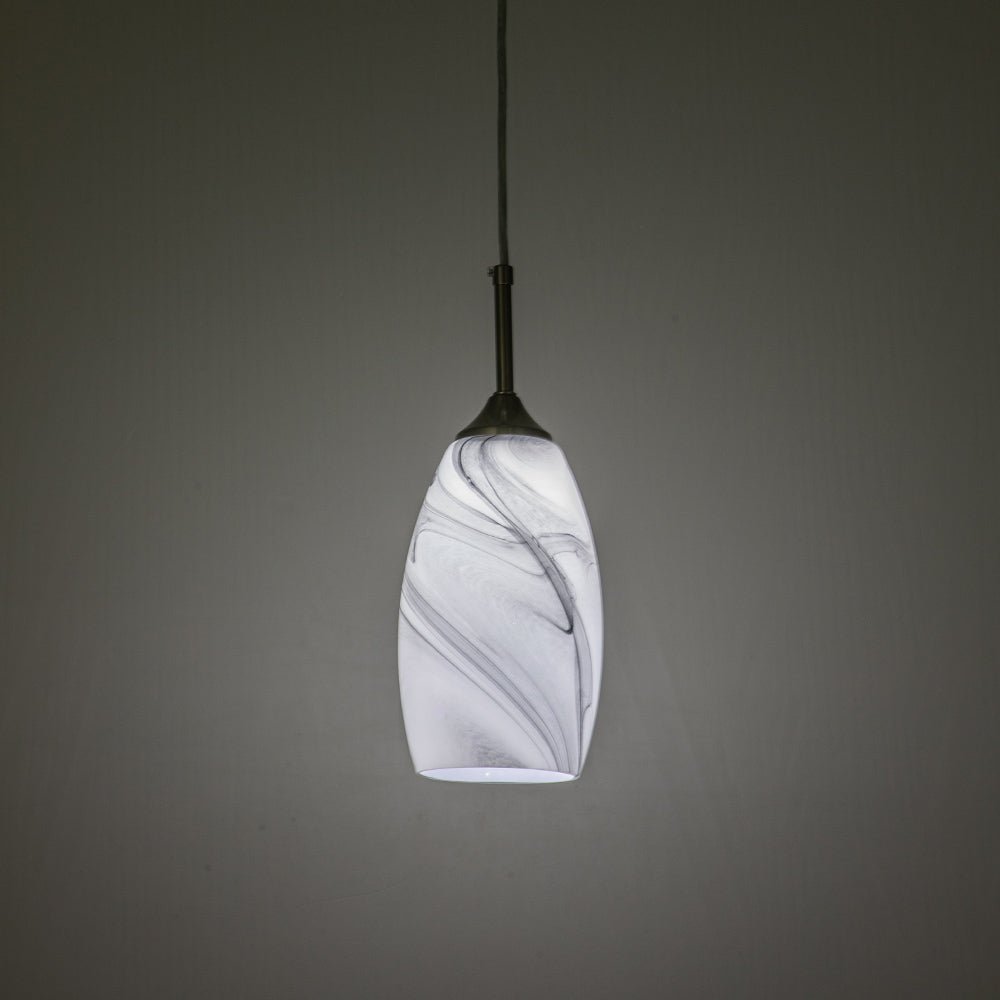 Fljotunix Moderno Lampadario in Vetro Mica
