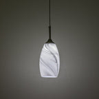Fljotunix Moderno Lampadario in Vetro Mica